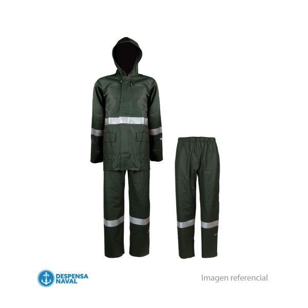 Traje Pu Verde Con Pantalón T-S