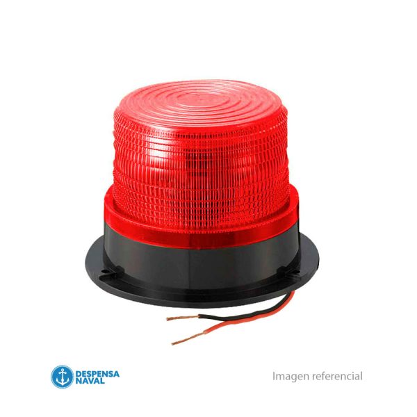 Baliza 30 Led Apernable Rojo 9100V H120xD148x82mm
