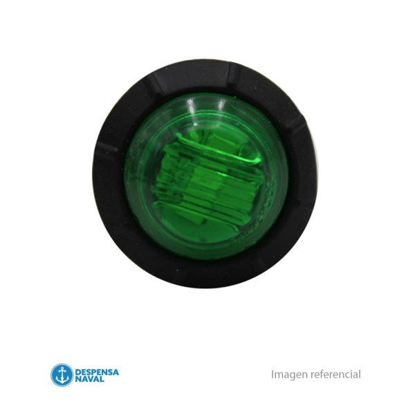 Farol Micro led 0.8 Pulgadas 10-30 1 Led Verde