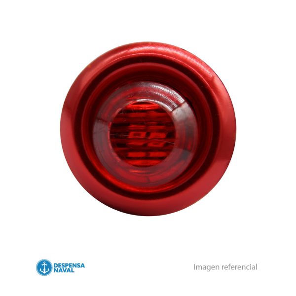 Farol Micro Led 0.8 Pulgadas 10-30 1 Led Rojo
