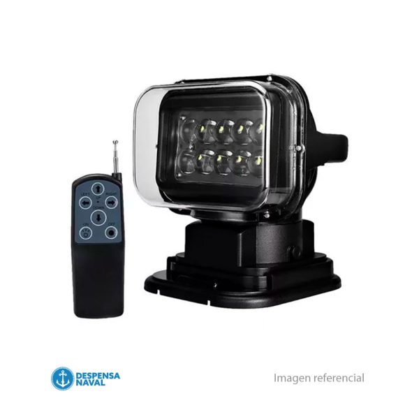 Foco Busca Boya 24V Led con Control Remoto 124/48V 50W/Negro