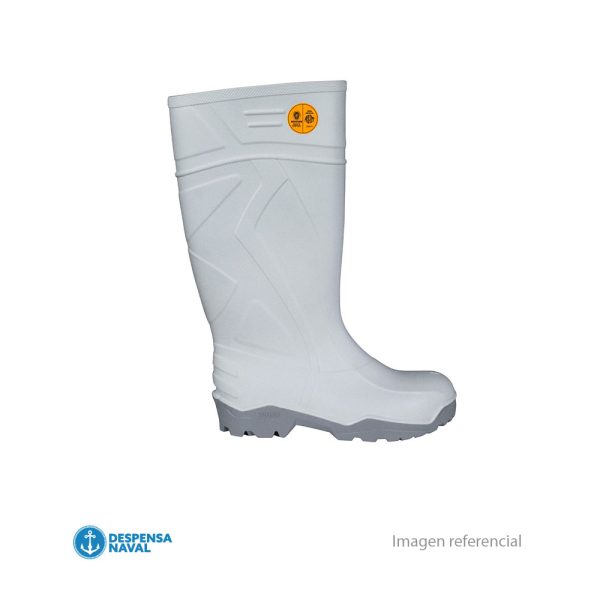 Bota PVC 943 Punta de Acero Blanca T-42