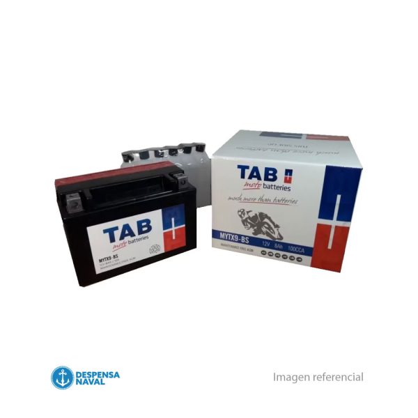 Bateria TAB Moto YTX9-BS 8AH 150x87x85 PI