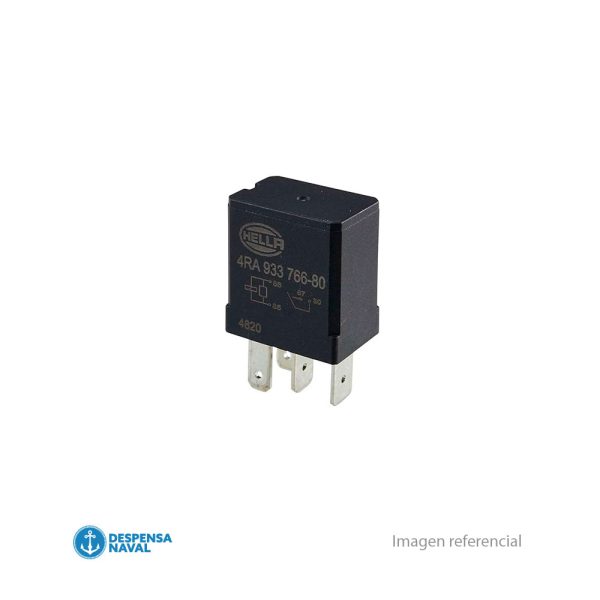 Micro Relay 12V 20 Amp – 5P con Resistencia sin Soporte