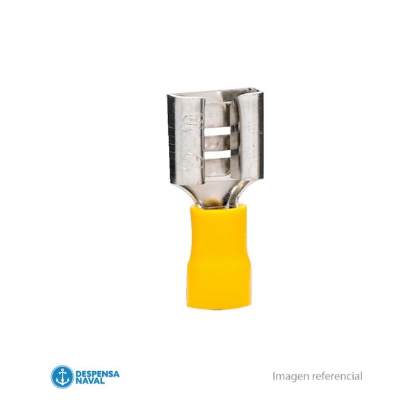 Terminal Hembra 250×032/6.35×0.8 Amarillo (FDV 5-250)
