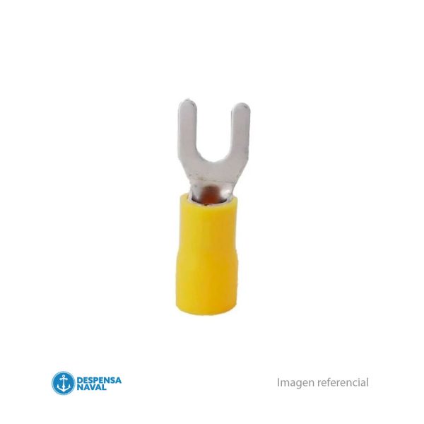 Terminal Horquilla 5.3mm Amarillo C14-16