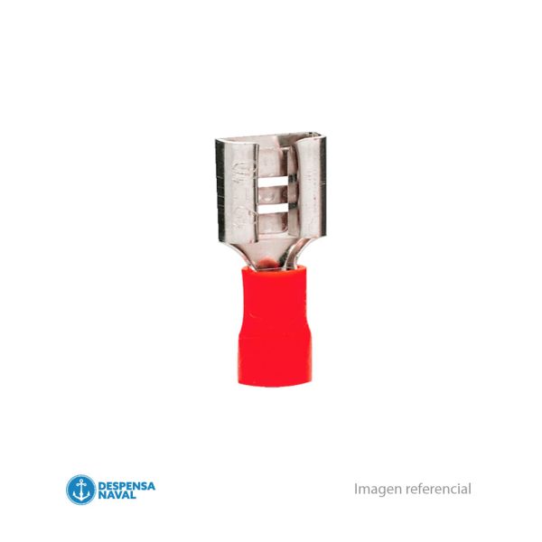 Terminal Hembra 250×032/6,35×8 Rojo (FDV1-250)