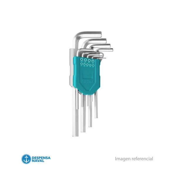 Set Llave Allen 19 Piezas 1.5 a 10mm Industrial