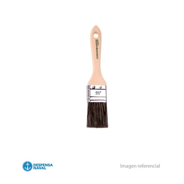 Brocha 1′ 1/2 Cerda Natural Mango Madera