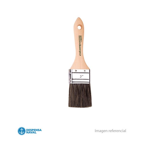 Brocha 2′ 1/2 Cerda Natural Mango Madera