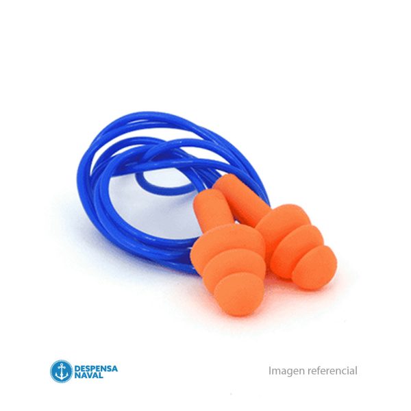 Tapon Silicona con Caja y Cordon