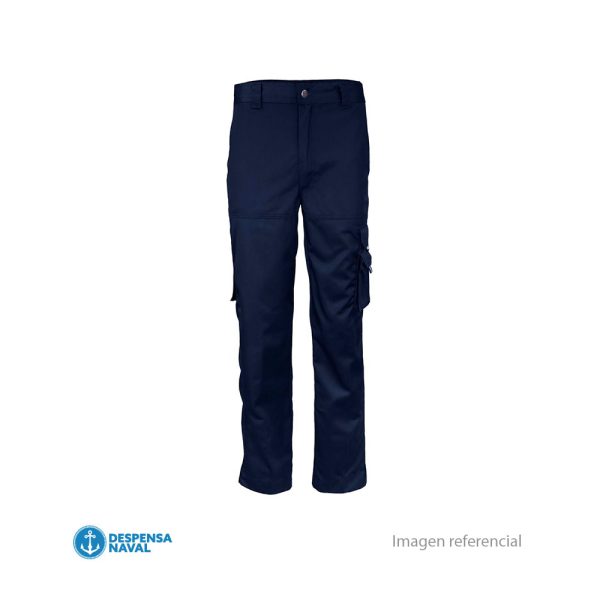 Pantalon Gabardina Cargo Azul UPF 50 T- S