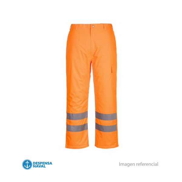 Pantalon Vial Naranjo Fluor T-XL